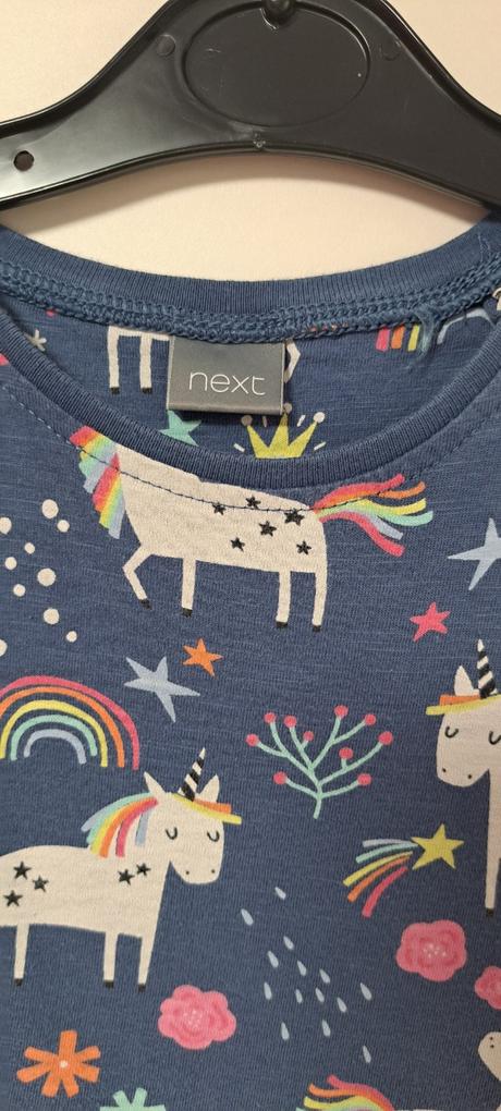 Modré šaty, next,104