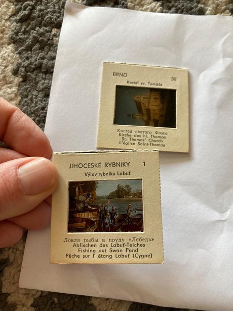 Diapozitívy orbis čssr 1966,