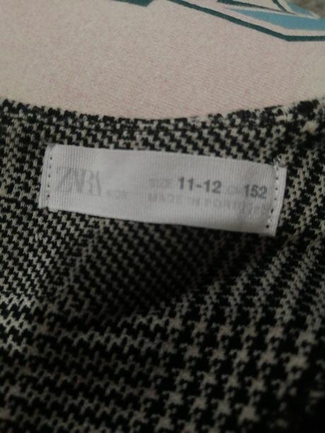 Kárované šaty, zara,152