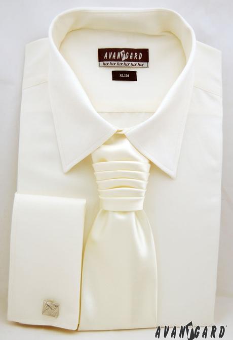 Regata s vreckovkou smotanová,