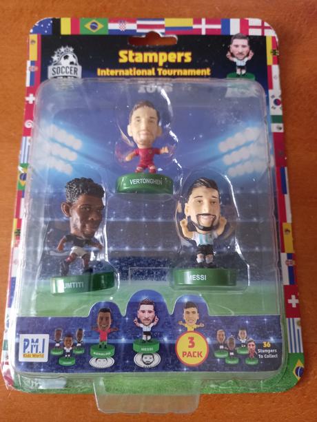 Figúrky pečiatky futbalisti messi +2, 
