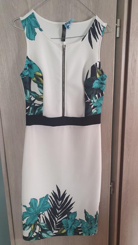 Biele saty, bonprix,38