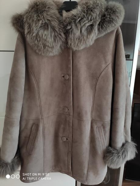 Zimná kožená bundička, xxl