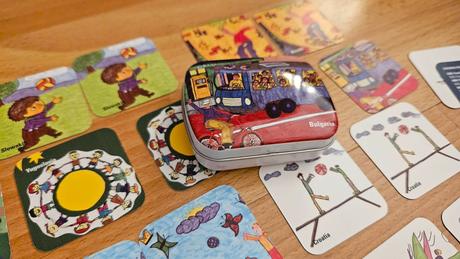 Mini pexeso, puzzle a domino, 6 hier,