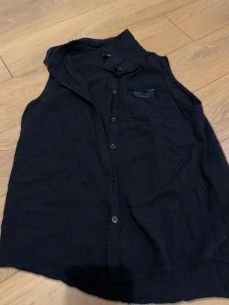 Čierna basic košeľa, takko,134