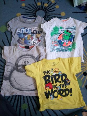 Tričká 4ks, f&f,86