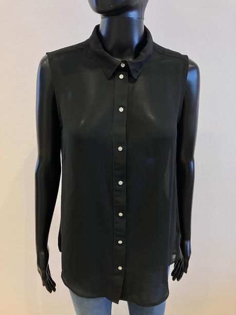 Dámska čierna letná blúzka h&m (m), h&m,m