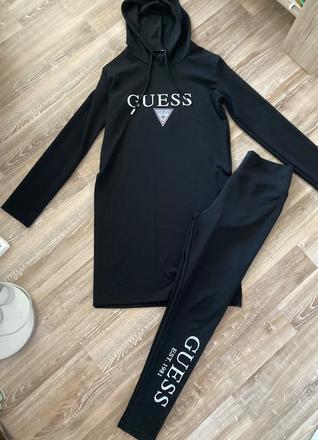 Predĺžená elastickárebrovaná suprava mikina+legíny, l