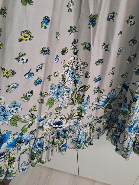 Kvetinkové bavlna šaty, 