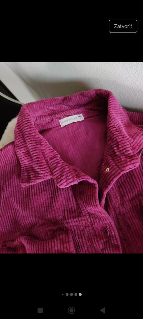 Dámska menčestrova bundička, 