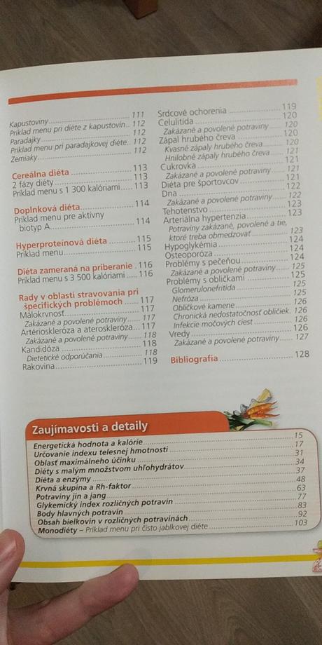 Kniha antológia diét, 