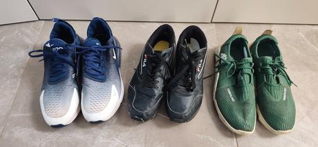 Značkové zánovné tenisky v.42,43, nike,fila, 42
