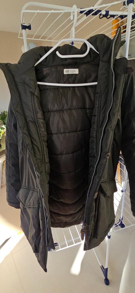 Nová zimná bunda, h&m,158