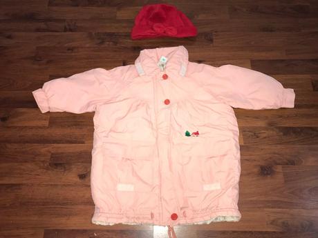 Kabátik s čiapkou, palomino,104