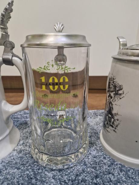 Keramicke krigle na pivo, 