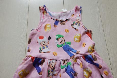 Šaty h&m mario bros 122/128, h&m,122