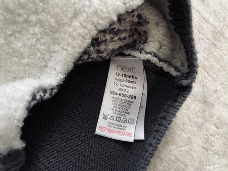 Svetrík s mackom next 86, next,86