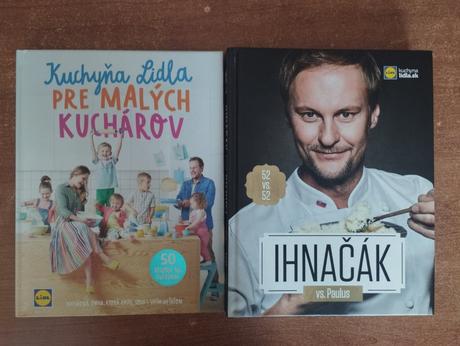 Kucharske knihy z lidla,
