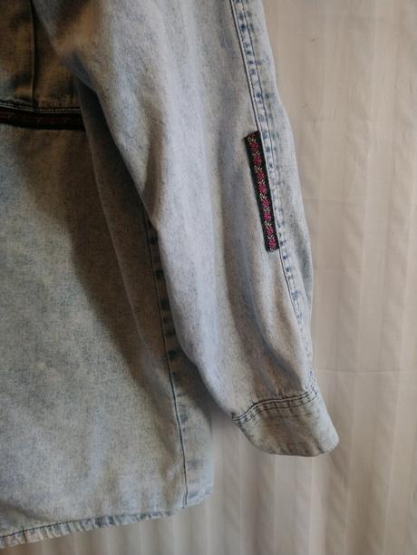 Pánska riflová modrá košeľa, chica style, xl, xl