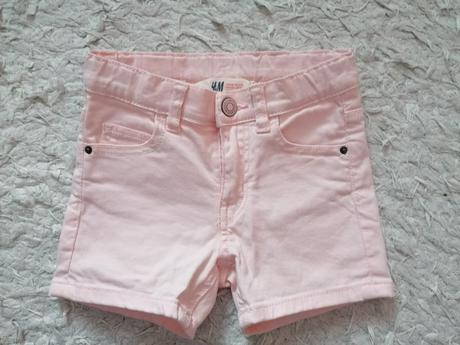 Dievčenské riflové šortky, h&m,98