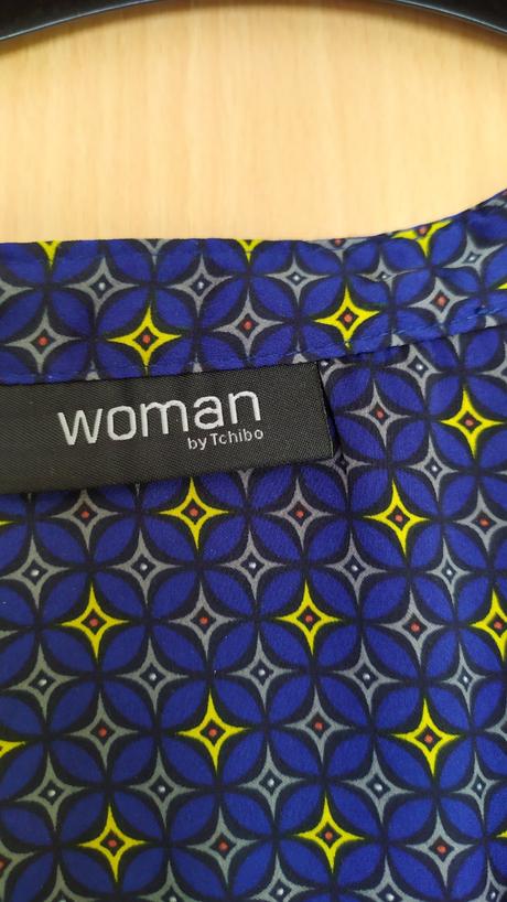 Modrá lesklá blúzka veľ. 42, tchibo,42