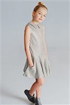 Moderné strieborné šaty next, next,140 - 176