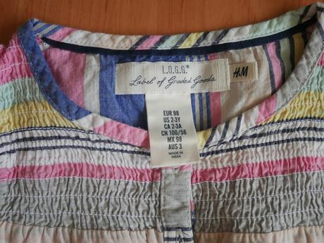 Bavlneny letný overal hm, h&m,98