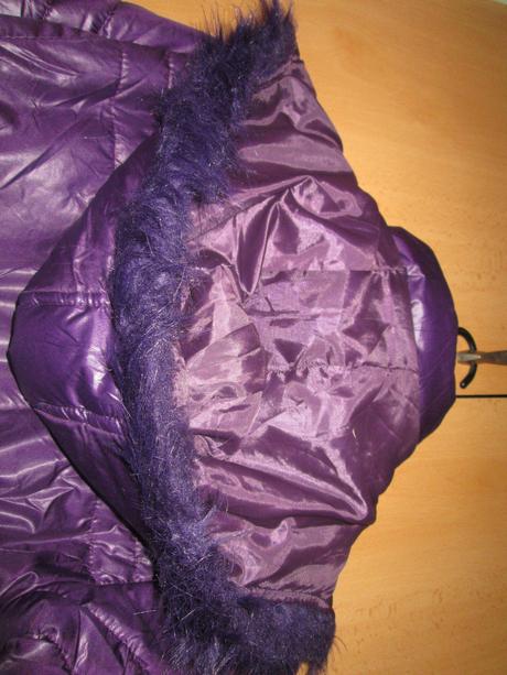 Fialová zimná bunda - nenosená - gate, m