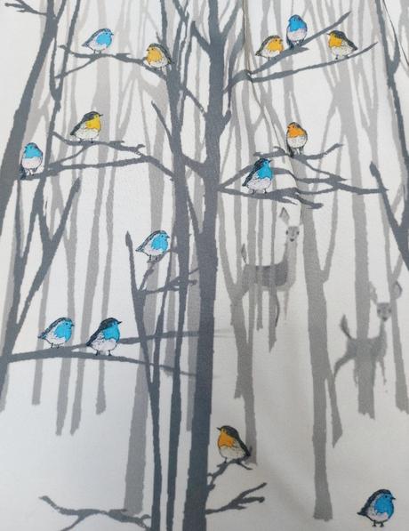 Šaty s vtáčikmi, c&a,158