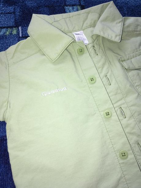 Športová košieľka s krátkym rukávom 6m decathlon, decathlon,68