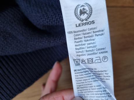 Pánsky pleteny sveter lerros xl, xl