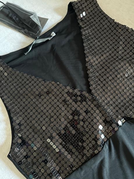 Tielko s flitrami, m