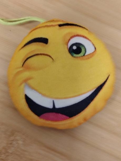 Retro plyšák smajlík gene, 10 cm, 