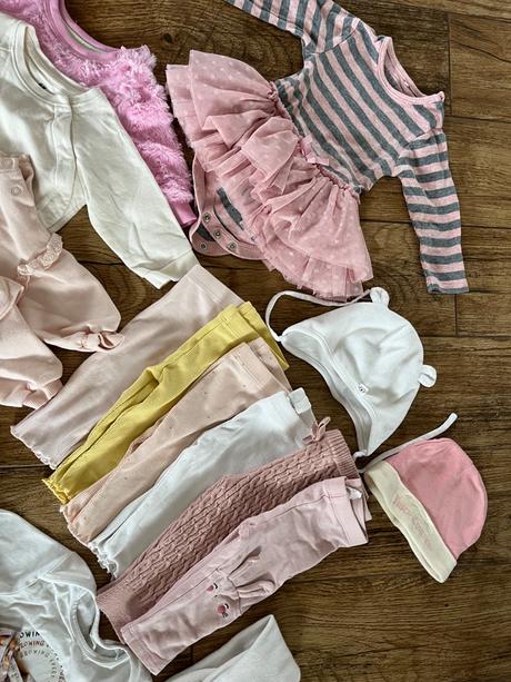 Balík oblečenia pre dievcatko 62-68, 50–62