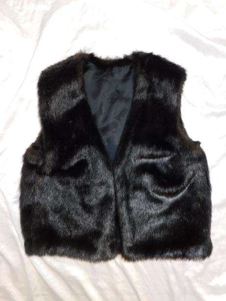 Damska vesta z umelej kožušiny, 38