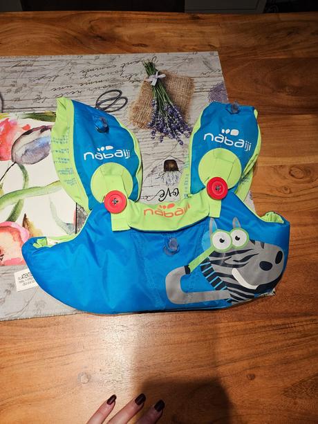 Vesta a rukavniky na plavanie 3v1, 