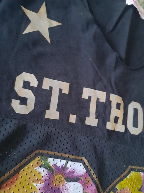 Tričko s dierkami polopriesvitne, m