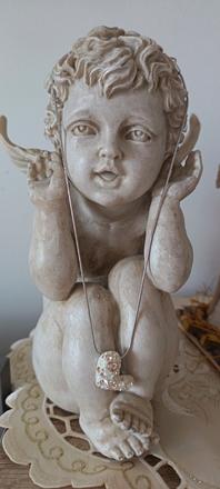 Swarovski nahrdelnik so srdcom, swarovski