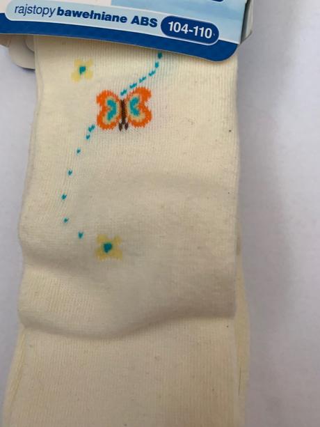 Dievčenské vzorované pančuchy 104-110, 104