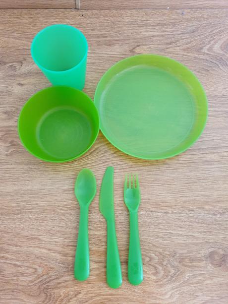 Jedálenský set - zelený, 