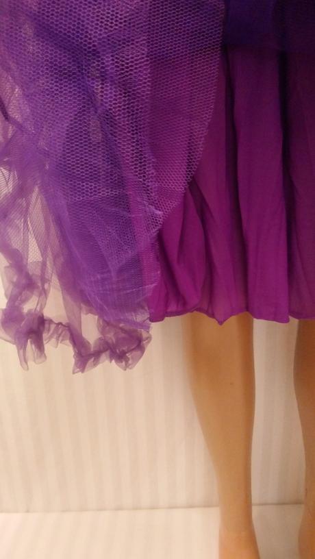 Dámska fialová tylová sukňa, banned, m-xl, l / m / xl