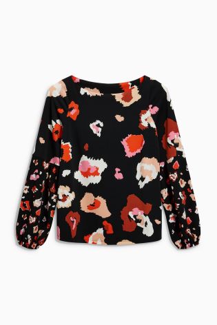 Vzorovaná blúzka, next,l / m