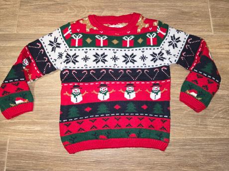Vianočný pulover č.98-104, 104