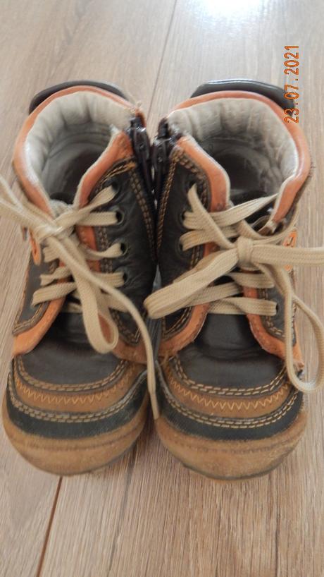 Kožené topánočky na prechod, protetika,24