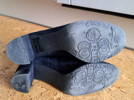 Kožené semišové čižmy peter kaiser 36, 36