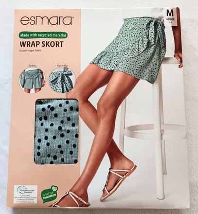 Zavinovacia nohavicová sukňa, esmara,m