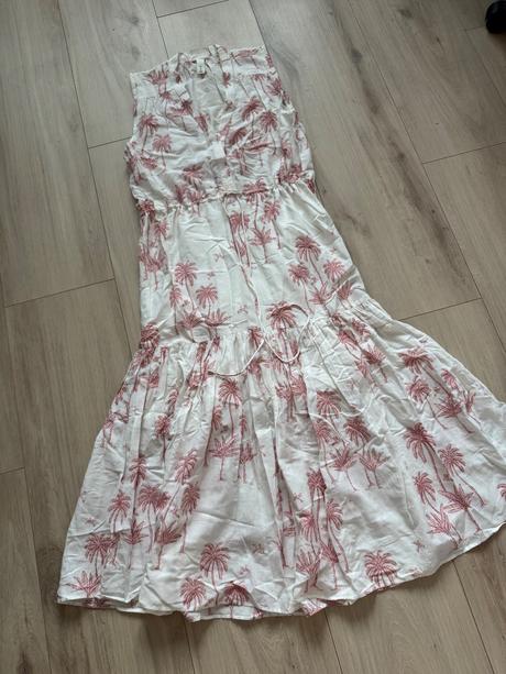 Letne palmove šaty, h&m,xs