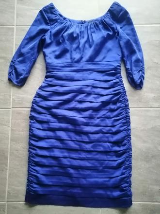 Luxus šaty coast, v36, uk10, kráľovská modrá, 36