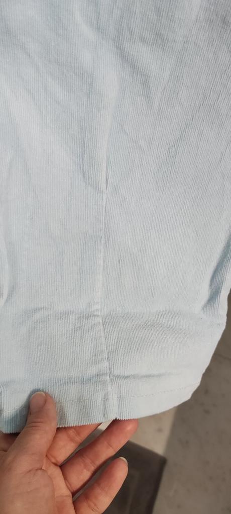 Menčestrové nohavice z bavlny,