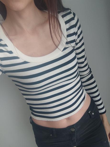 Pásikavé tričko, stradivarius,s